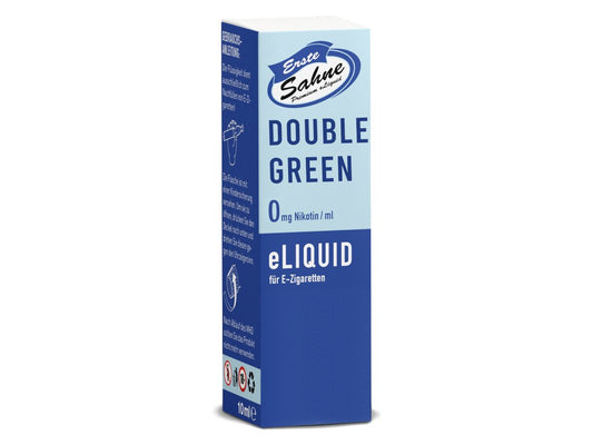 Erste Sahne - Double Green - 10ml Fertigliquid (Nikotinfrei/Nikotin) - 1er Packung 6 mg/ml - Vapes4you