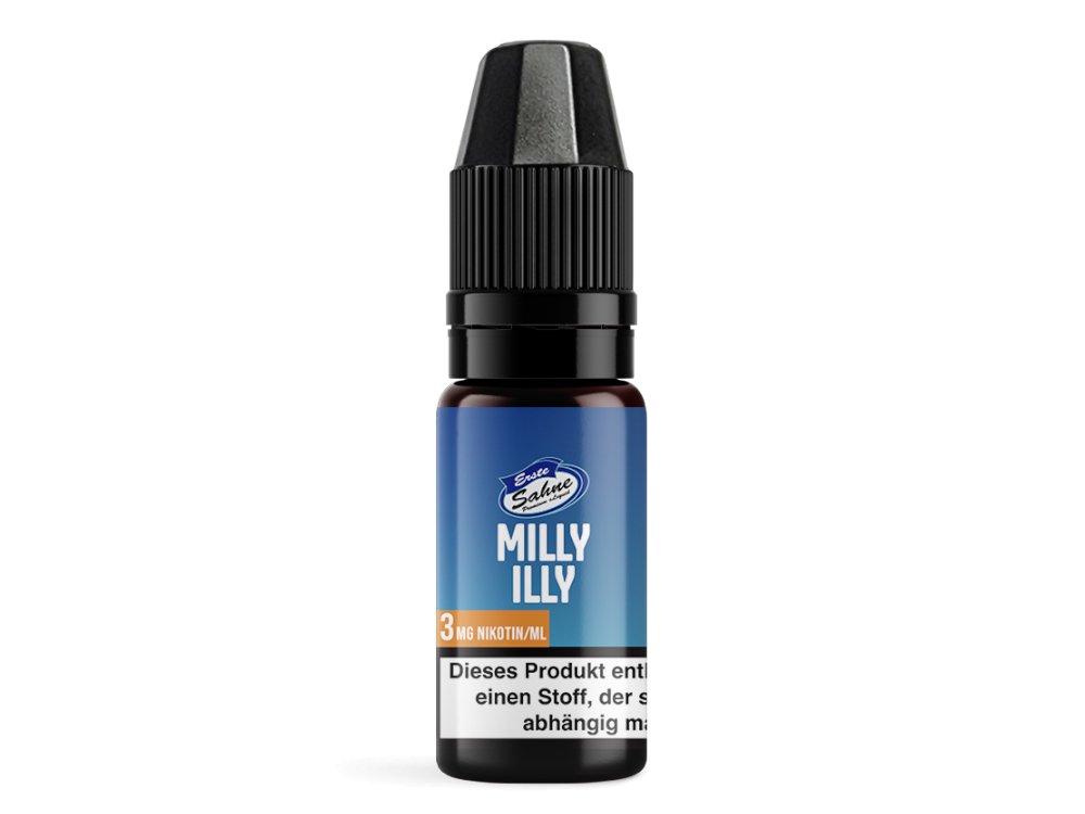 Erste Sahne - Milly Illy - 10ml Fertigliquid (Nikotinfrei/Nikotin) - 1er Packung 6 mg/ml - Vapes4you