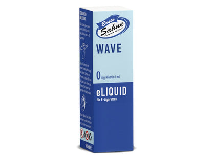 Erste Sahne - Wave - 10ml Fertigliquid (Nikotinfrei/Nikotin) - 1er Packung 6 mg/ml - Vapes4you
