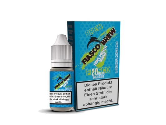 Fiasco Brew - Mint Menth Brew - 10ml Fertigliquid (Hybrid Nikotinsalz) - 1er Packung 20 mg/ml - Vapes4you