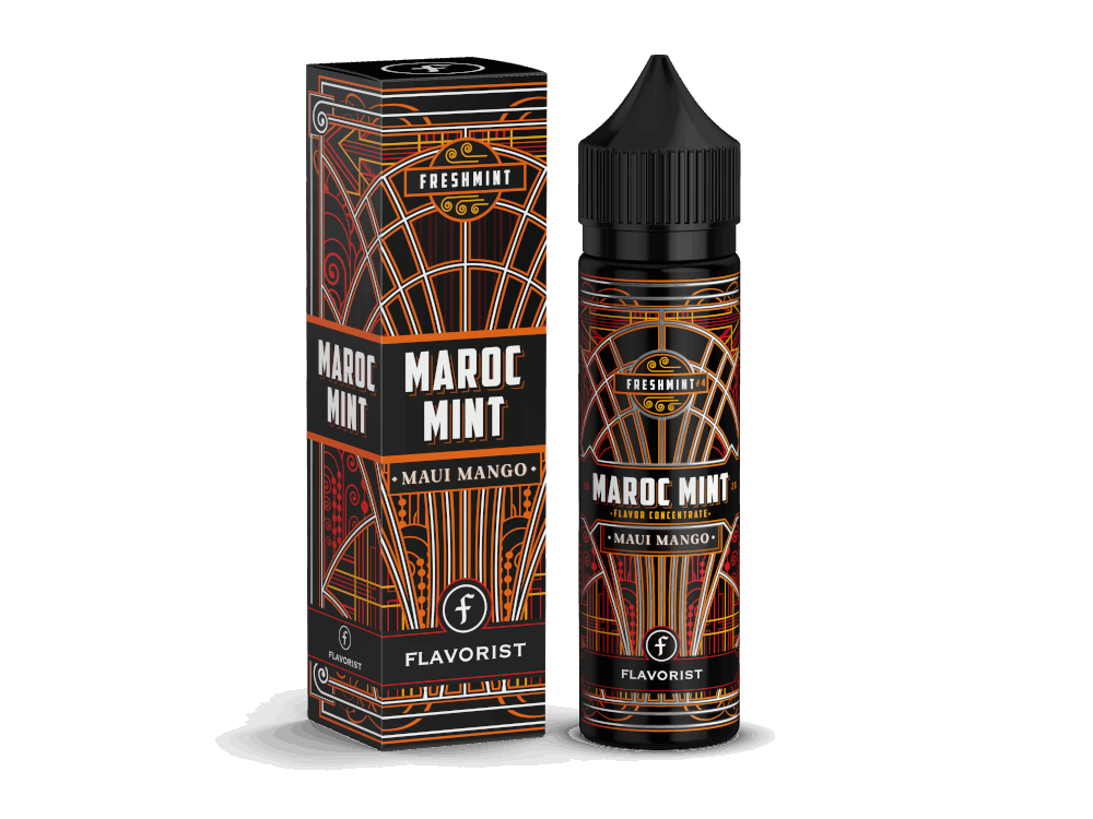 Flavorist - Maroc Mint - Maui Mango - Longfill Aroma 10ml (60ml Flasche) - 1er Packung - Vapes4you