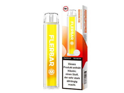 Flerbar - M - Einweg E-Zigarette (Nikotin) - Banana Ice 1er Packung 20 mg/ml- Vapes4you