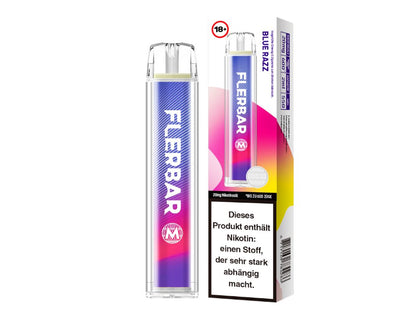 Flerbar - M - Einweg E-Zigarette (Nikotin) - Blue Razz 1er Packung 20 mg/ml- Vapes4you