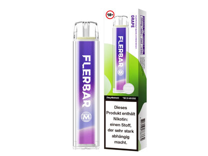 Flerbar - M - Einweg E-Zigarette (Nikotin) - Grape 1er Packung 20 mg/ml- Vapes4you