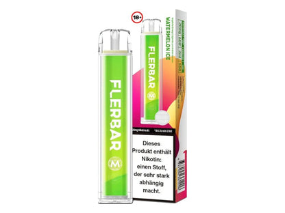 Flerbar - M - Einweg E-Zigarette (Nikotin) - Watermelon Ice 1er Packung 20 mg/ml- Vapes4you