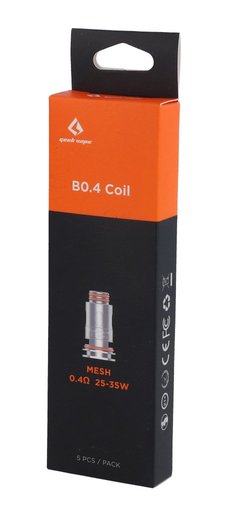 GeekVape - B Series - Heads 0,4 Ohm / 0,6 Ohm (5 Stück pro Packung) - 1er Packung 0,4 Ohm - Vapes4you