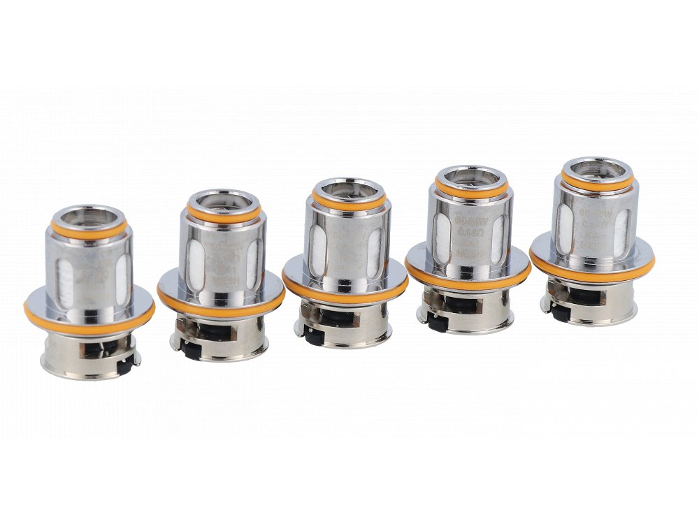 GeekVape - M Series - Heads 0,3 Ohm / 0,2 Ohm / 0,15 Ohm / 0,14 Ohm (5 Stück pro Packung) - 1er Packung 0,14 Ohm - Vapes4you