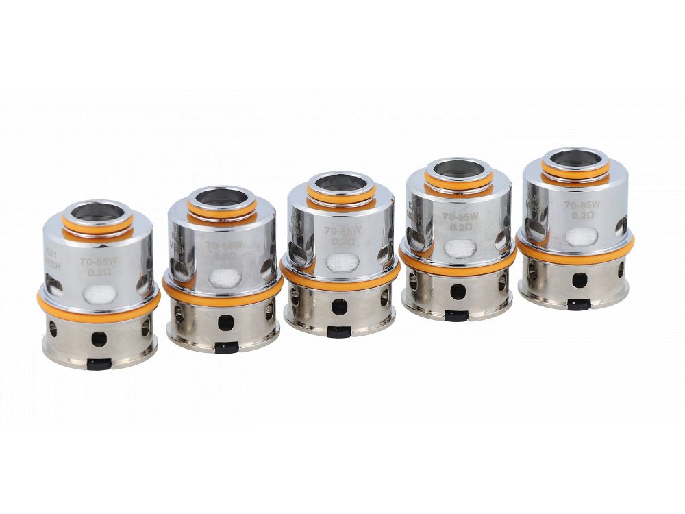 GeekVape - M Series - Heads 0,3 Ohm / 0,2 Ohm / 0,15 Ohm / 0,14 Ohm (5 Stück pro Packung) - 1er Packung 0,2 Ohm - Vapes4you