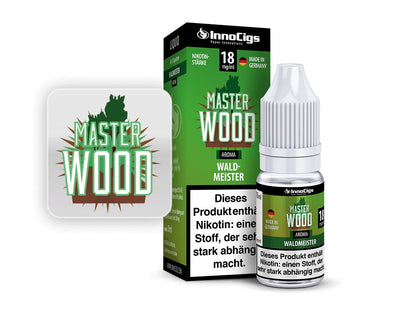 InnoCigs - Master Wood Waldmeister - 10ml Fertigliquid (Nikotinfrei/Nikotin) - 1er Packung 0 mg/ml - Vapes4you