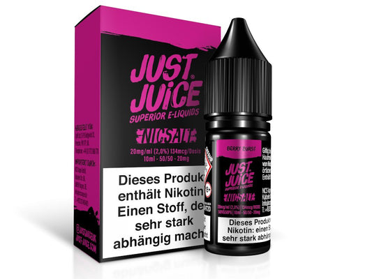 Just Juice - Berry Burst - 10ml Fertigliquid (Nikotinsalz) - 1er Packung 20 mg/ml - Vapes4you