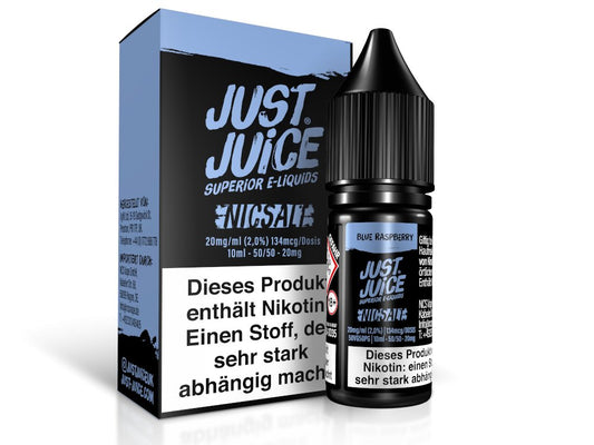 Just Juice - Blue Raspberry - 10ml Fertigliquid (Nikotinsalz) - 1er Packung 20 mg/ml - Vapes4you