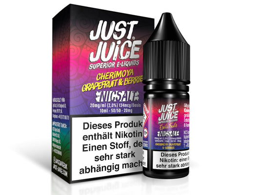 Just Juice - Cherimoya Grapefruit & Berries - 10ml Fertigliquid (Nikotinsalz) - 1er Packung 20 mg/ml - Vapes4you