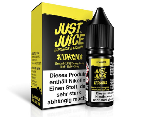 Just Juice - Lemonade - 10ml Fertigliquid (Nikotinsalz) - 1er Packung 20 mg/ml - Vapes4you