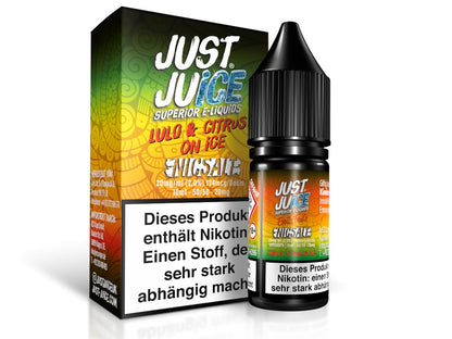 Just Juice - Lulo & Citrus on Ice - 10ml Fertigliquid (Nikotinsalz) - 1er Packung 20 mg/ml - Vapes4you