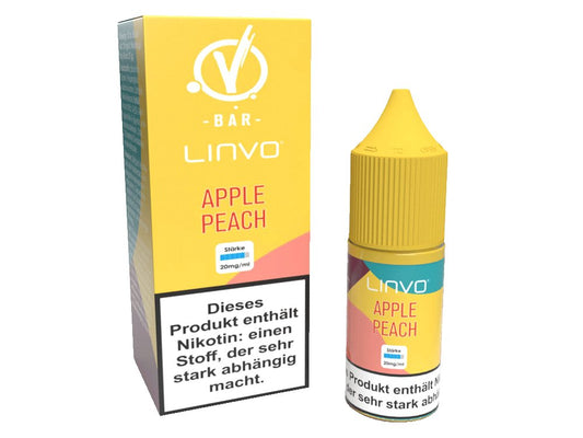 Linvo - Apple Peach - 10ml Fertigliquid (Nikotinsalz) - 1er Packung 20 mg/ml - Vapes4you