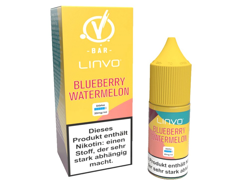 Linvo - Blueberry Watermelon - 10ml Fertigliquid (Nikotinsalz) - 1er Packung 20 mg/ml - Vapes4you