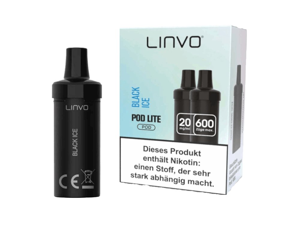 Linvo - Pod Lite - 2ml Prefilled Cartridge (2 Stück pro Packung) - Black Ice 1er Packung 20 mg/ml- Vapes4you