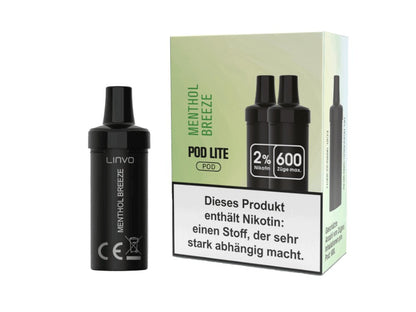 Linvo - Pod Lite - 2ml Prefilled Cartridge (2 Stück pro Packung) - Menthol Breeze 1er Packung 20 mg/ml- Vapes4you