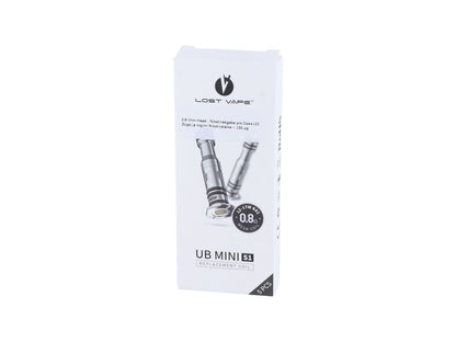 Lost Vape - UB Mini - Heads 1,0 Ohm / 0,8 Ohm (5 Stück pro Packung) - 1er Packung 0,8 Ohm - Vapes4you