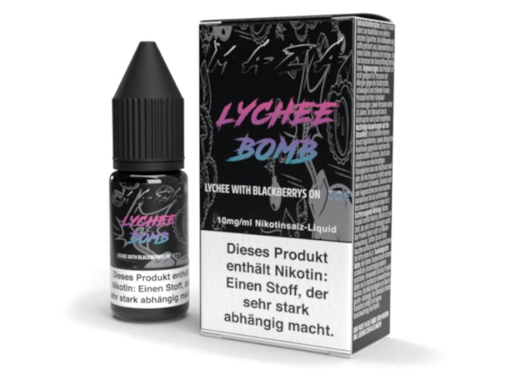 MaZa - Lychee Bomb - 10ml Fertigliquid (Nikotinsalz) - 1er Packung 10 mg/ml - Vapes4you