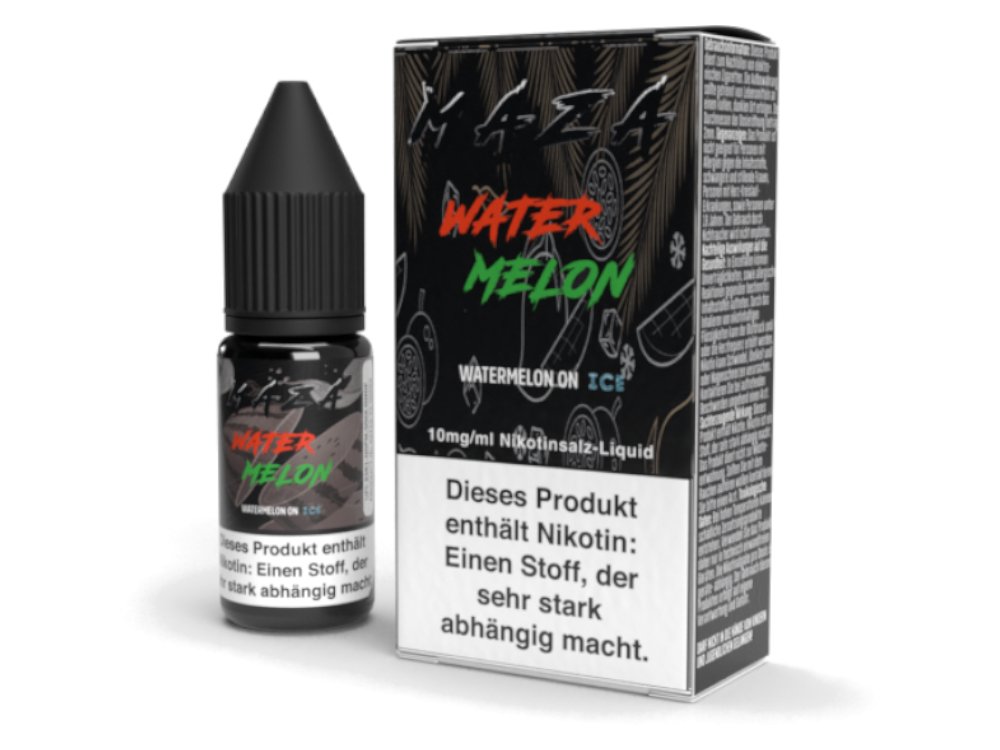 MaZa - Watermelon Ice - 10ml Fertigliquid (Nikotinsalz) - 1er Packung 10 mg/ml - Vapes4you