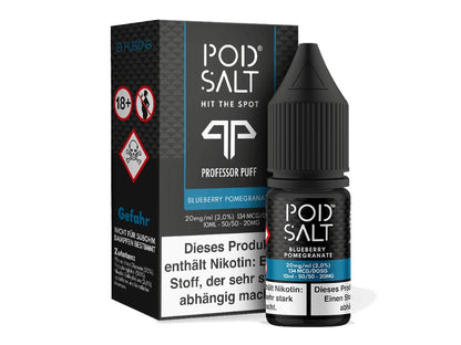 Pod Salt - Blueberry Pomegranate - 10ml Fertigliquid (Nikotinsalz) - 1er Packung 20 mg/ml - Vapes4you