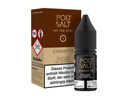 Pod Salt - Cigarette - 10ml Fertigliquid (Nikotinsalz) - 1er Packung 11 mg/ml - Vapes4you