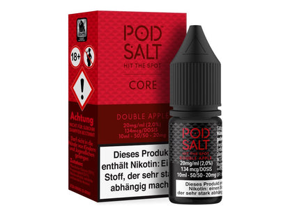 Pod Salt Core - Double Apple - 10ml Fertigliquid (Nikotinsalz) - 1er Packung 20 mg/ml - Vapes4you