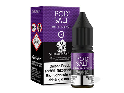 Pod Salt Fusion - Summer Syrup - 10ml Fertigliquid (Nikotinsalz) - 1er Packung 20 mg/ml - Vapes4you