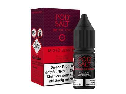 Pod Salt - Mixed Berries - 10ml Fertigliquid (Nikotinsalz) - 1er Packung 11 mg/ml - Vapes4you