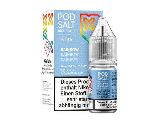 Pod Salt X - Rainbow - 10ml Fertigliquid (Nikotinsalz) - 1er Packung 20 mg/ml - Vapes4you