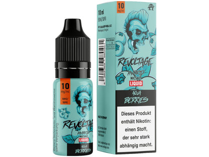 Revoltage - Aqua Berries - 10ml Fertigliquid (Hybrid Nikotinsalz) - Aqua Berries 1er Packung 10 mg/ml- Vapes4you