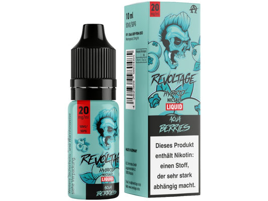 Revoltage - Aqua Berries - 10ml Fertigliquid (Hybrid Nikotinsalz) - Aqua Berries 1er Packung 20 mg/ml- Vapes4you