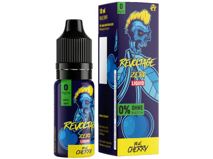 Revoltage - Blue Cherry - 10ml Fertigliquid (Nikotinfrei) - Blue Cherry 1er Packung 0 mg/ml- Vapes4you