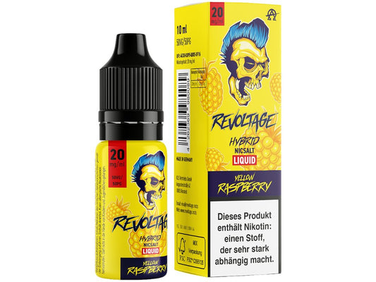 Revoltage - Yellow Raspberry - 10ml Fertigliquid (Hybrid Nikotinsalz) - Yellow Raspberry 1er Packung 20 mg/ml- Vapes4you