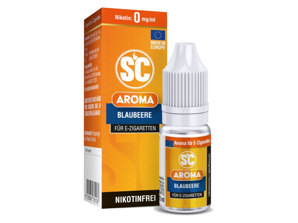 SC - Blaubeere - Shortfill Aroma 10ml (10ml Flasche) - Blaubeere 1er Packung - Vapes4you