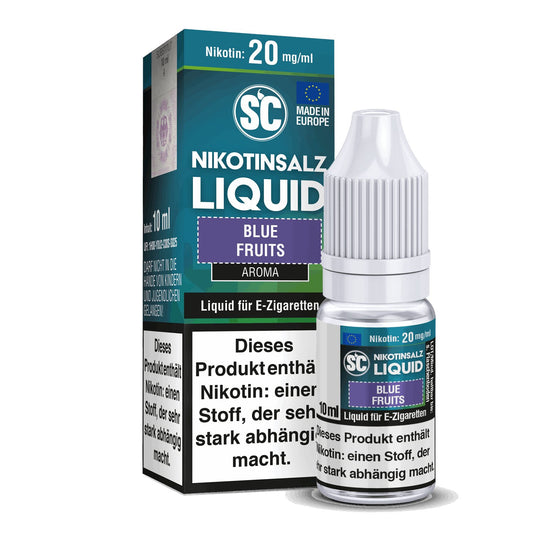 SC - Blue Fruits - 10ml Fertigliquid (Nikotinsalz) - 1er Packung 20 mg/ml - Vapes4you