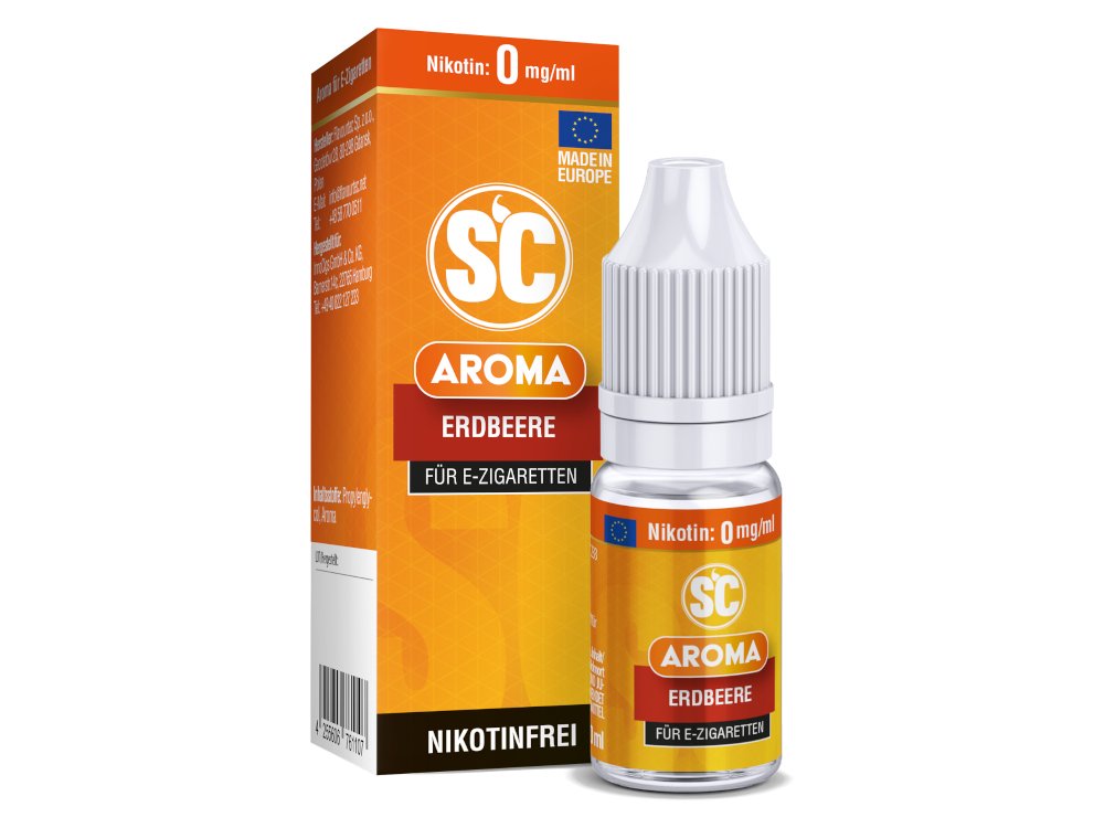 SC - Erdbeere - Shortfill Aroma 10ml (10ml Flasche) - Erdbeere 1er Packung - Vapes4you