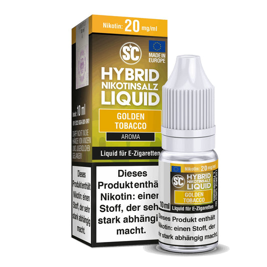 SC - Golden Tobacco - 10ml Fertigliquid (Hybrid Nikotinsalz) - 1er Packung 5 mg/ml - Vapes4you