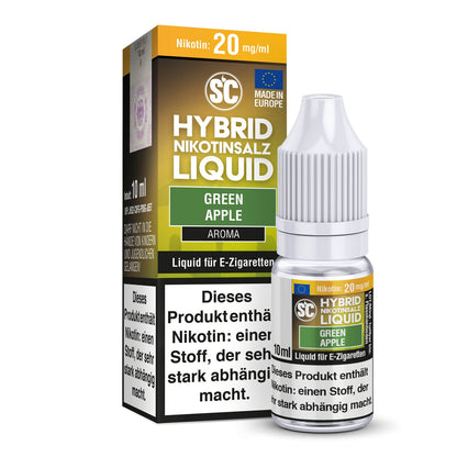 SC - Green Apple - 10ml Fertigliquid (Hybrid Nikotinsalz) - 1er Packung 20 mg/ml - Vapes4you
