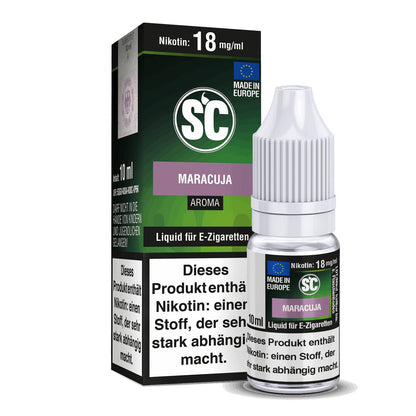 SC - Maracuja - 10ml Fertigliquid (Nikotinfrei/Nikotin) - 1er Packung 0 mg/ml - Vapes4you