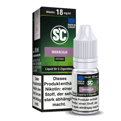 SC - Maracuja - 10ml Fertigliquid (Nikotinfrei/Nikotin) - 1er Packung 12 mg/ml - Vapes4you