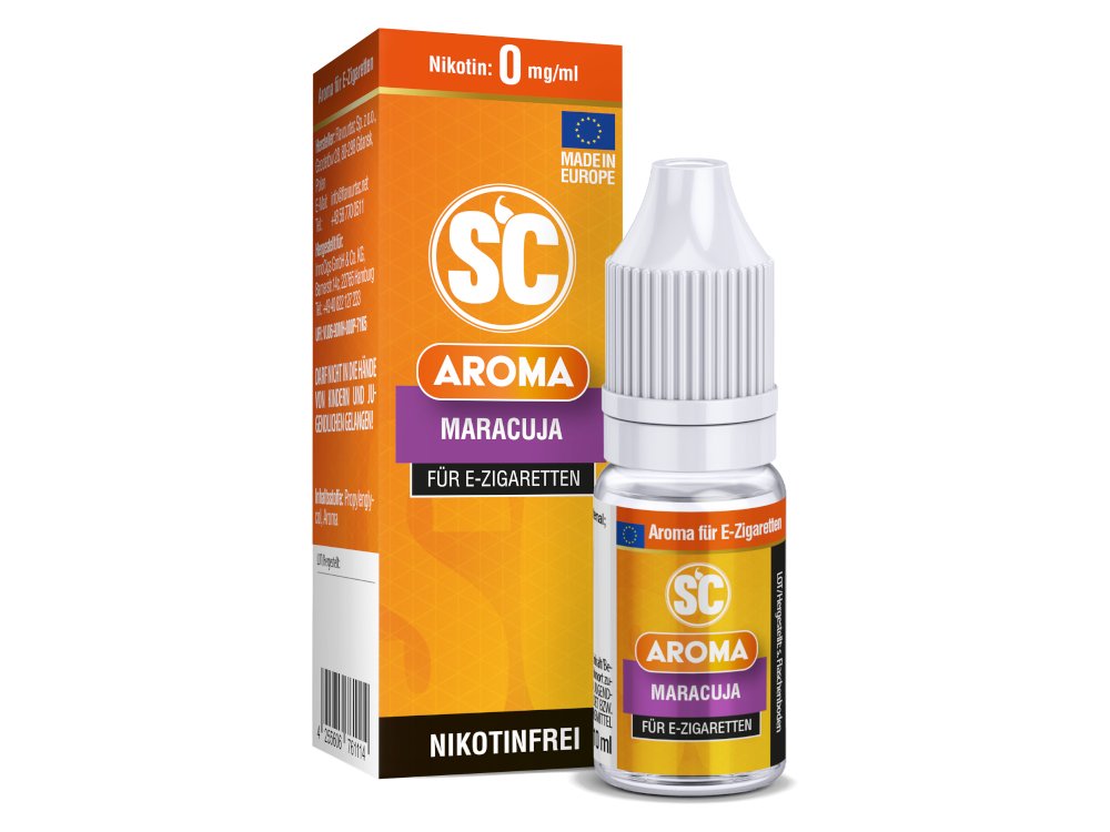 SC - Maracuja - Shortfill Aroma 10ml (10ml Flasche) - Maracuja 1er Packung - Vapes4you