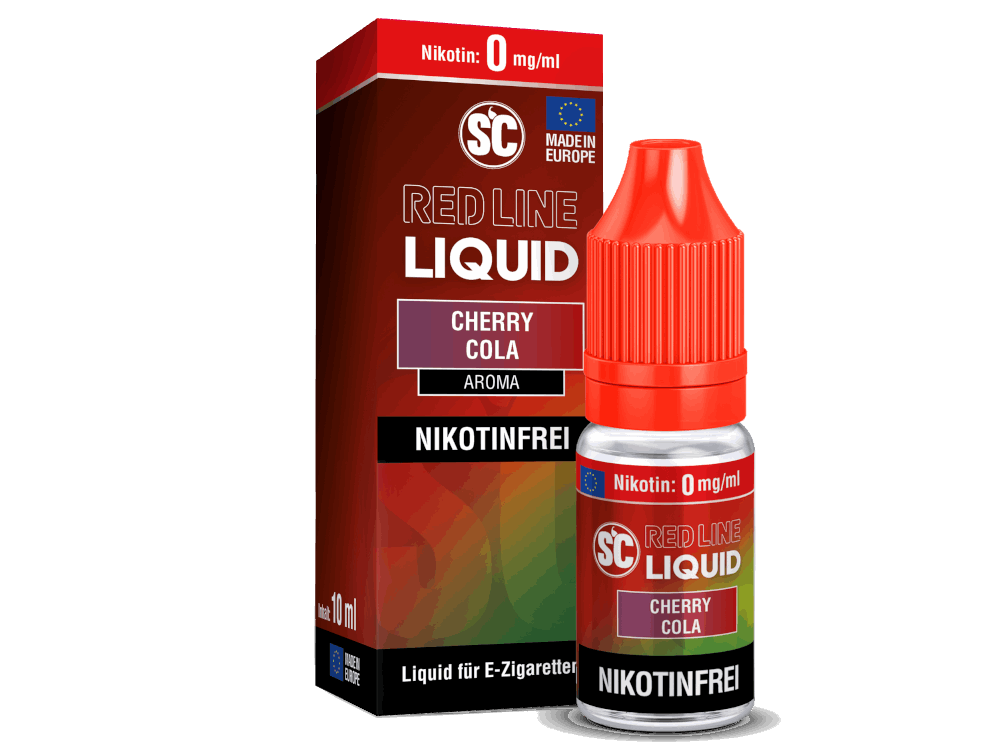 SC - Red Line Cherry Cola - 10ml Fertigliquid (Nikotinfrei/Nikotinsalz) - 1er Packung 0 mg/ml - Vapes4you