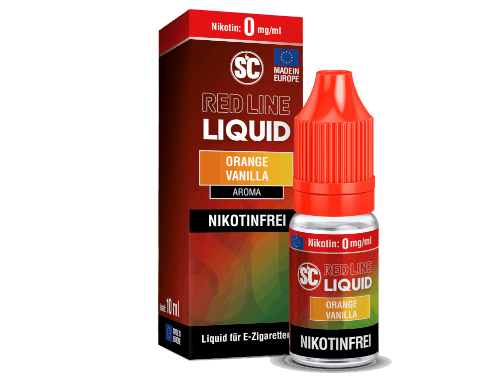 SC - Red Line Orange Vanilla - 10ml Fertigliquid (Nikotinfrei/Nikotinsalz) - 1er Packung 0 mg/ml - Vapes4you