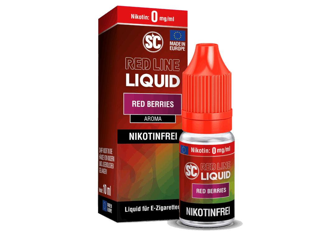 SC - Red Line Red Berries - 10ml Fertigliquid (Nikotinfrei/Nikotinsalz) - 1er Packung 0 mg/ml - Vapes4you