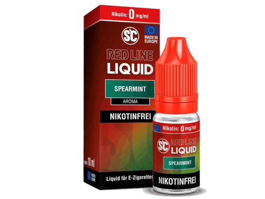 SC - Red Line Spearmint - 10ml Fertigliquid (Nikotinfrei/Nikotinsalz) - 1er Packung 0 mg/ml - Vapes4you