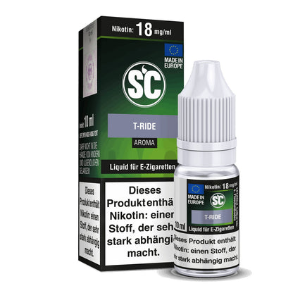 SC - T-Ride - 10ml Fertigliquid (Nikotinfrei/Nikotin) - 1er Packung 0 mg/ml - Vapes4you