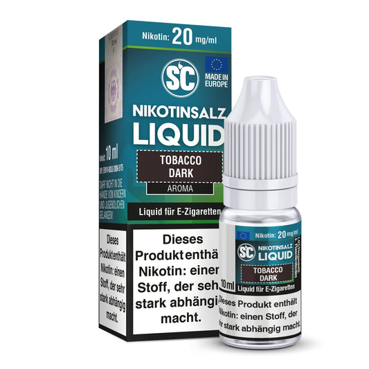 SC - Tobacco Dark - 10ml Fertigliquid (Nikotinsalz) - 1er Packung 20 mg/ml - Vapes4you