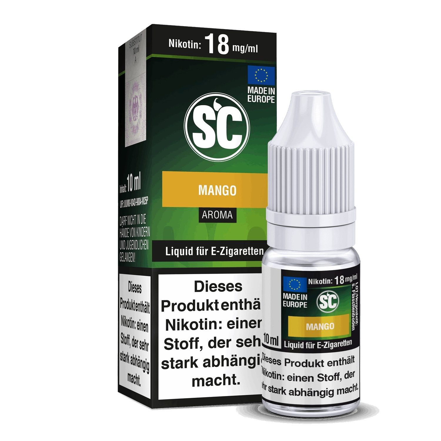 SC - Tropic Mango - 10ml Fertigliquid (Nikotinfrei/Nikotin) - 1er Packung 0 mg/ml - Vapes4you